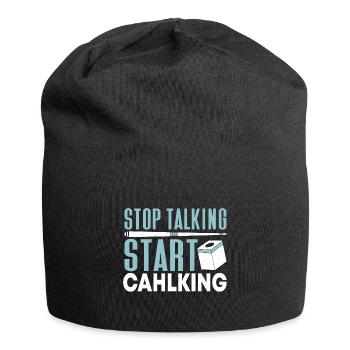 Snooker Pool Billiards - Jersey Beanie - black - Front