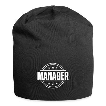 Manager Beruf - Jersey-Beanie - Schwarz - Vorne