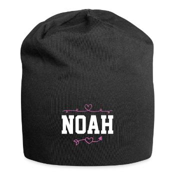 Noah - Jersey Beanie - black - Front