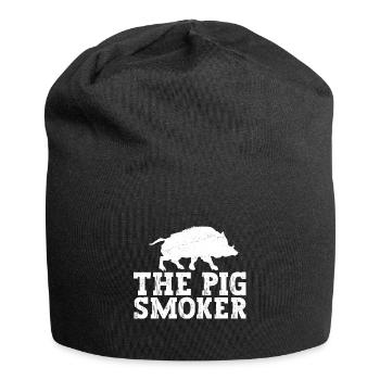 Chasse au sanglier chasseur sanglier - Bonnet en jersey - noir - Devant