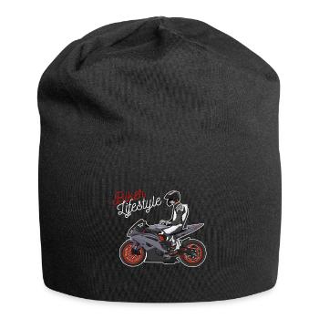 Motorcycle Lifestyle / Motorcycle / Motorcycle biker - Jersey Beanie - black - Front
