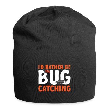Insect collectors, insects, beetle lovers, entomologists - Jersey Beanie - black - Front