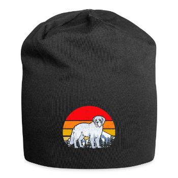 Saint-Bernard Chien Saint-Bernard - Bonnet en jersey - noir - Devant