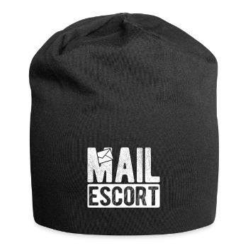 Briefträger Und Paket-Zusteller Für Postboten - Jersey-Beanie - Schwarz - Vorne