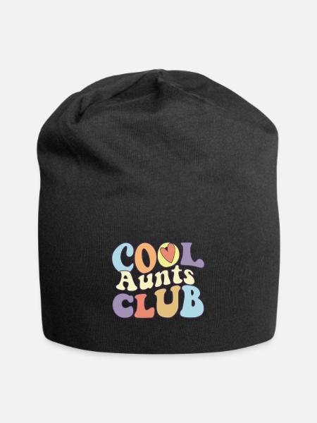 Cool Aunts Club Best Proud Auntie Ever Squad - Jersey-Beanie - Schwarz