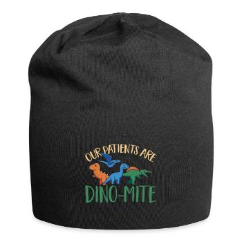 Physiotherapie Kinderphysiotherapeutin - Jersey-Beanie - Schwarz - Vorne