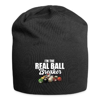 I'm The Ball Breaker Funny Pool Billiard Player - Jersey Beanie - black - Front