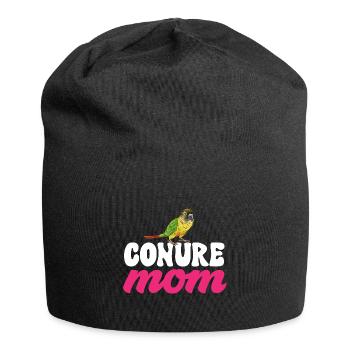 Molinasittich Papagei Vogel Sittich - Jersey-Beanie - Schwarz - Vorne