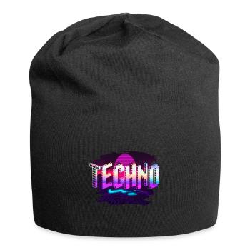 Techno - Bonnet en jersey - noir - Devant
