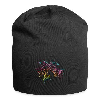 High Jumper Watercolor High Jump - Jersey Beanie - black - Front