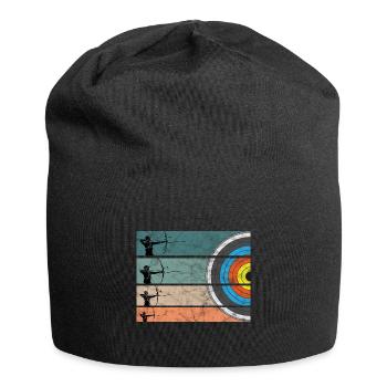 Archershooting Archer Bow Arrow Longbow - Jersey Beanie - black - Front