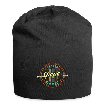 Meilleur papa Du monde Meilleur papa - Bonnet en jersey - noir - Devant
