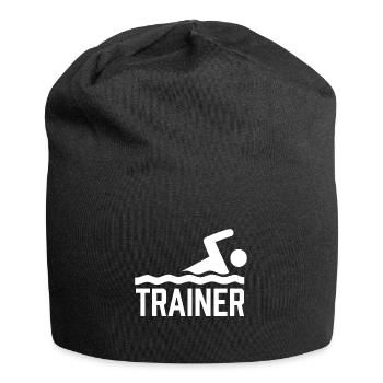 Swimming Coach Swimming Swimming Course Swimming Instructor - Jersey Beanie - black - Front