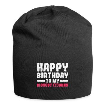 Herzlichen Glückwunsch zum Geburtstag an meine - Jersey-Beanie - Schwarz - Vorne