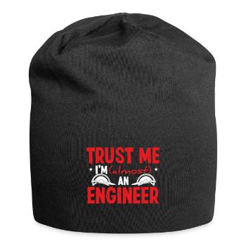 Engineering School Im almost an Engineer StudentEn - Jersey Beanie - black - Front