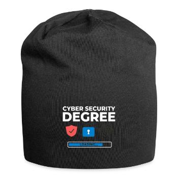 Cyber Security Information Computer Sicherheit - Jersey-Beanie - Schwarz - Vorne