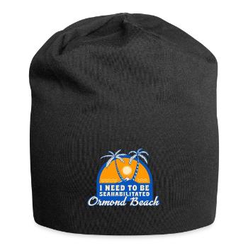 I Need To Be Seahabilitated Ormond Beach Summer - Jersey-Beanie - Schwarz - Vorne
