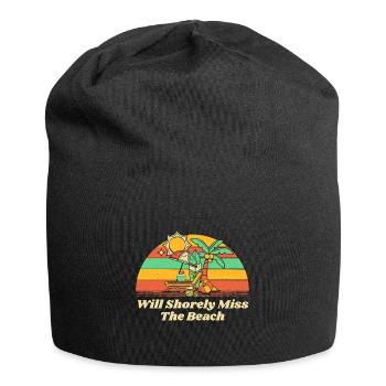 Will Shorely Miss The Beach Summer Trip Tropical - Jersey Beanie - black - Front