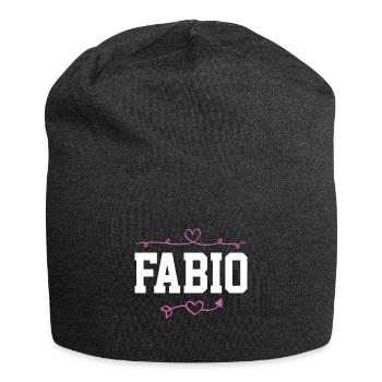 Fabio - Jersey Beanie - charcoal grey - Front