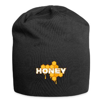 Imker Honigkönig Honey-Queen Bienenhonig - Jersey-Beanie - Schwarz - Vorne
