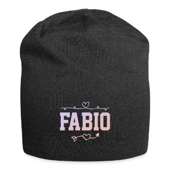 Fabio - Jersey Beanie - charcoal grey - Front