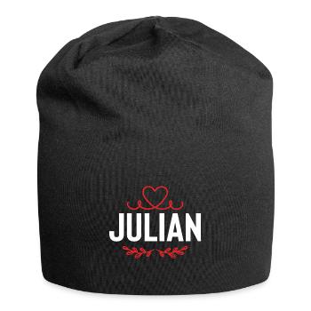 Julian - Jersey-Beanie - Schwarz - Vorne
