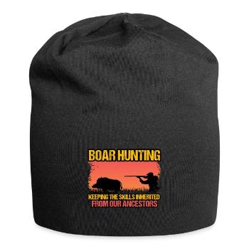 Boar Hunting - Keeping The Skills - Jersey Beanie - black - Front