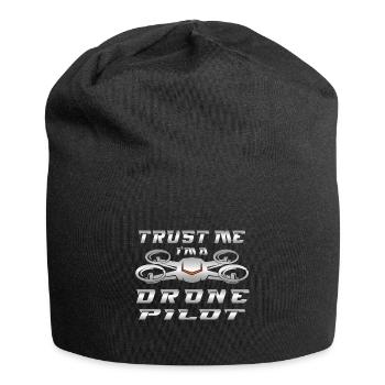 Drone Drones Drone Flight Drone Pilot - Jersey Beanie - black - Front
