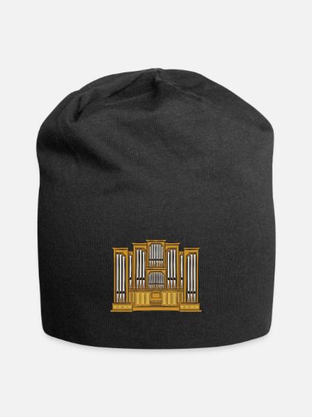 Orgelspieler Organist Kirchenorganist Orgel - Jersey-Beanie - Schwarz