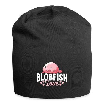 Blobfish Love Blobfishes Besitzer Liebhaber Fisch - Jersey-Beanie - Schwarz - Vorne