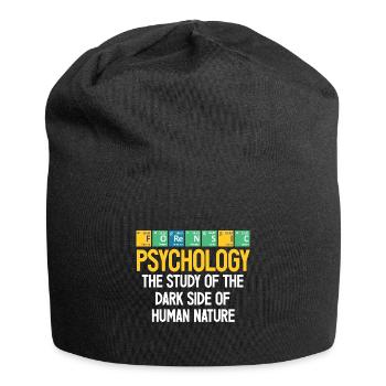 Psychologue médico-légal professionnel Cadeau médico-légal - Bonnet en jersey - noir - Devant