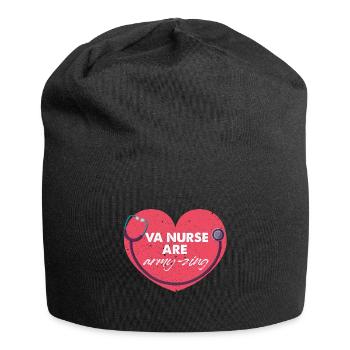 Les infirmières VA sont des vétérans de l’armée - Bonnet en jersey - noir - Devant