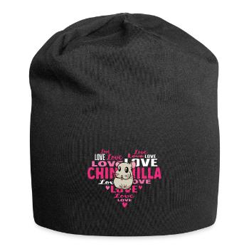 Chinchilla - Jersey-Beanie - Schwarz - Vorne