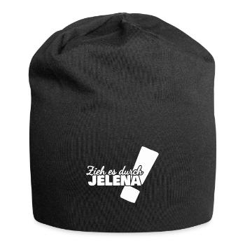 Gift for Jelena - Jersey Beanie - black - Front