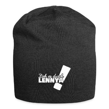 First name Lennya - Jersey Beanie - charcoal grey - Front