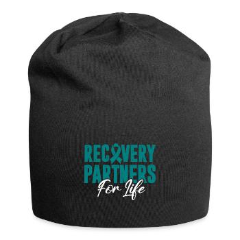 Recovery Partners For Life Addiction - Jersey-Beanie - Schwarz - Vorne