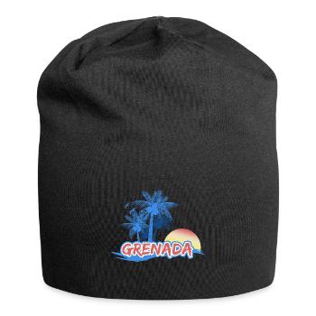 Strand Grenada - Jersey-Beanie - Schwarz - Vorne