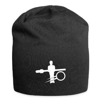 Baby-foot - Bonnet en jersey - noir - Devant