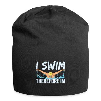 Schwimmen Design für einen Schwimmer - Bonnet en jersey - noir - Devant