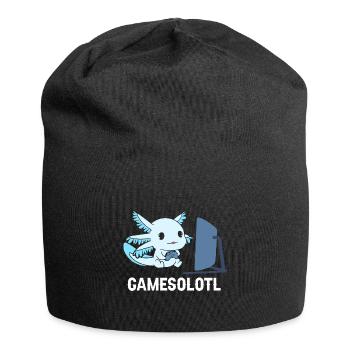 Gamesolotl Axolotl Gaming Controller - Jersey-Beanie - Schwarz - Vorne