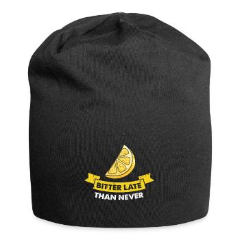 Lemon Design Lemonades Stand Boss Vente de citron - Bonnet en jersey - noir - Devant