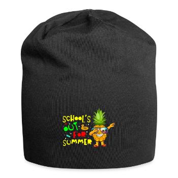 Schools Out For Summer Pineapple - Jersey Beanie - black - Front