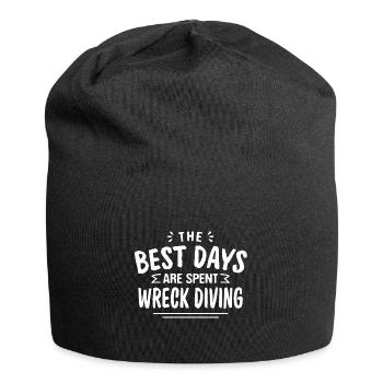 The Best Days Are Spent Wreck Diving Summer Wreck - Jersey Beanie - black - Front