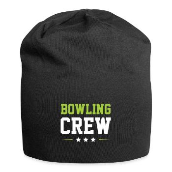 Équipe de bowling - Bonnet en jersey - noir - Devant