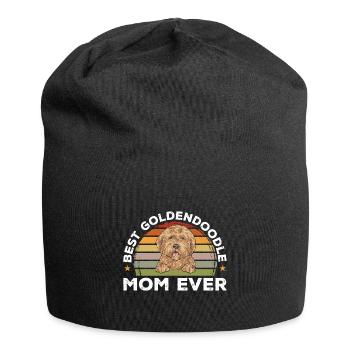 Goldendoodle Doodle Chien - Bonnet en jersey - noir - Devant