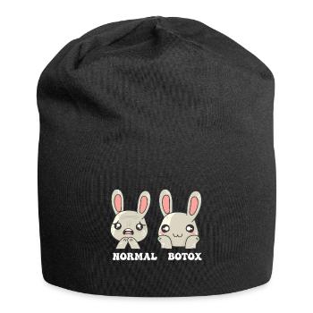 Lapin de Pâques Chirurgien plasticien Botox - Bonnet en jersey - noir - Devant