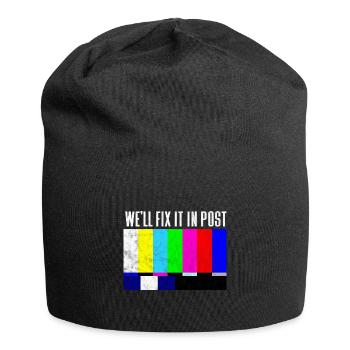 We'll fix it in post - Jersey Beanie - black - Front