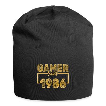 Jahr 1986 - Jersey-Beanie - Schwarz - Vorne