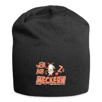 Hör auf zu meckern für eine Frau oder Mädchen - Jersey-Beanie - Schwarz - Vorne