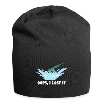 oups je l’ai perdu Design pour un fan d’armes à feu - Bonnet en jersey - noir - Devant